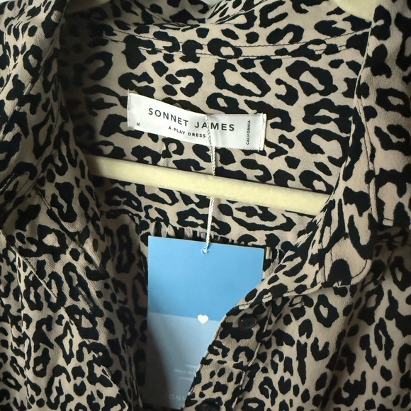 Sonnet James Leopard Print Midi Play Dress – NWT – Size M - Picture 4 of 7